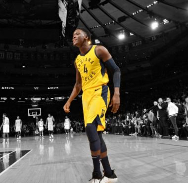 Indiana Pacers guard Victor Oladipo against Knicks